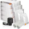 Anniversary Celebration While Stocks Last Just $ 69：[2025 NEW] 30 Pack Vacuum Storage Bag (5 Jumbo/5 Large/5 Medium/5 Small/10 Hand Roll) Electric Pump Space Saver Rapid Vacuum Double Zip | Clip Stopper | Clothes,Blanket Compression and Travelling